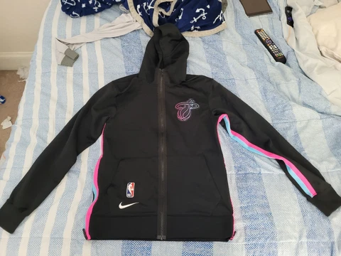 Miami Heat Nike Showtime Hoodie City Edition Size Small Cover