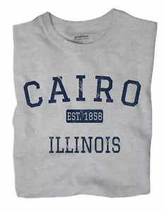 Cairo Illinois IL T-Shirt EST - Picture 1 of 6