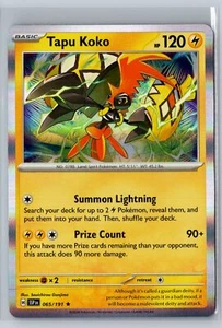 Surging Sparks #065/191 Tapu Koko - Rare Holo - Picture 1 of 2