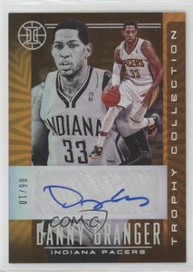 2019 Panini Illusions Trophy Collection Signatures Orange /10 Danny Granger Auto