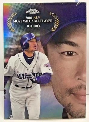 Ichiro 2017 Topps Chrome MVP Award Winners SP Refractor #MAW-5 - MARINERS - Image 1 of 2