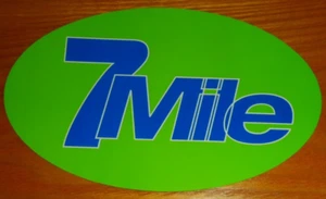 7 Mile 7.5x4.5 Promo Oval Sticker - Picture 1 of 1