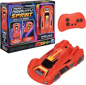 Air Hogs, Zero Gravity Sprint RC Car Wall Climber, Red USB Micro B Rechargeable - Picture 1 of 9
