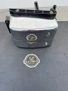 2004 HARLEY-DAVIDSON FXDL DYNA LOW RIDER ELECTRICAL PANEL FUSE BOX CHROME COVER - Picture 1 of 4