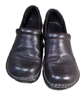 Zuecos Sonoma Zapatos Ocupación Mujer Talla 7.5 Cuero Marrón Sin Cordones Estilo de Vida B10 Foto 1 de 4