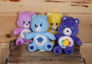 Lof of 4 Care Bears Kellytoy 2013 Plush 7" Figures Funshine Share Grumpy Harmony - Picture 1 of 10