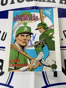 Jose Canseco signiertes 8x10 Foto #14 Leichtathletik A's NB Autos Echtheitszertifikat - Bild 1 von 2