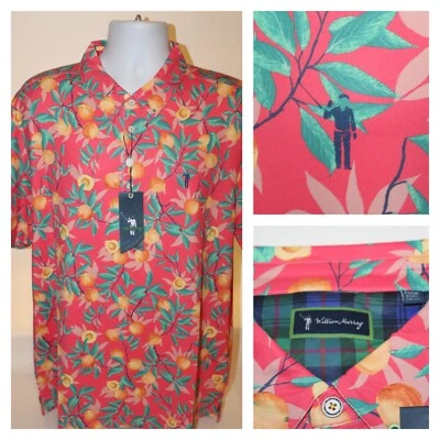 NUEVO CON ETIQUETAS Camisa Polo de Golf William Bill Murray Thats A Peach Hon Rendimiento Talla XL Foto 1 de 4