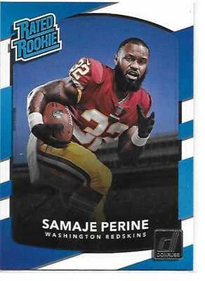 2017 Donruss Football Rated Rookie Samaje Perine Redskins - Image 1 of 2