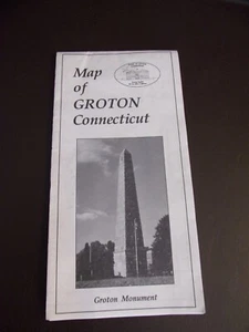 Foldout Map Of Groton Connecticut 1992 - Picture 1 of 4