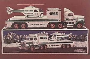Camión de juguete Hess 1995 y estuche para helicóptero nuevo - Imagen 1 de 2