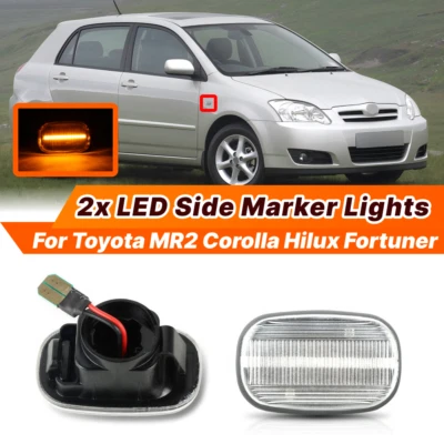 Seitenblinker Blinker Glasklar für Toyota MR2 Supra Camry Corolla Hilux Fortuner - Bild 1 von 4
