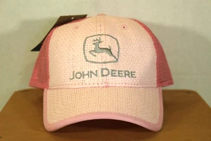 Cappello/Berretto Snapback John Deere Donna Maglia Texturizzata Camionista Country Ragazza - Foto 1 di 9