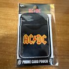 AC/DC Logo 2.6"x4" Phone Card Pouch