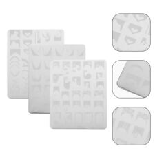 Metal Nail Stamping Plates for French Manicure - 3 Sets