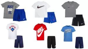 New Nike Little Boy's T-Shirt & Shorts Set Pick Size & Color - Picture 1 of 8