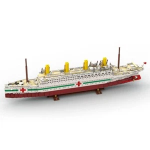 MOC-175744 HMHS Britannic Modern Medical Ship Military 2605 Pieces Good Quality - Picture 1 of 9