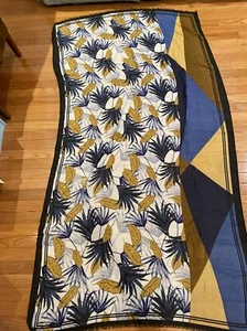 Coeur de Vague blau Blatt Quaste Schal Tuch Brandneu - Bild 1 von 10