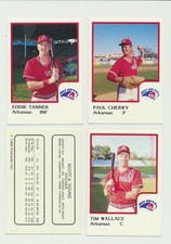 Full set of 26 cards 1986 ProCards Arkansas Travelers