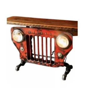 Retro Steampunk Tischmodell Industrial Deko - Vintage Design Home Decor,Rot - Bild 1 von 11