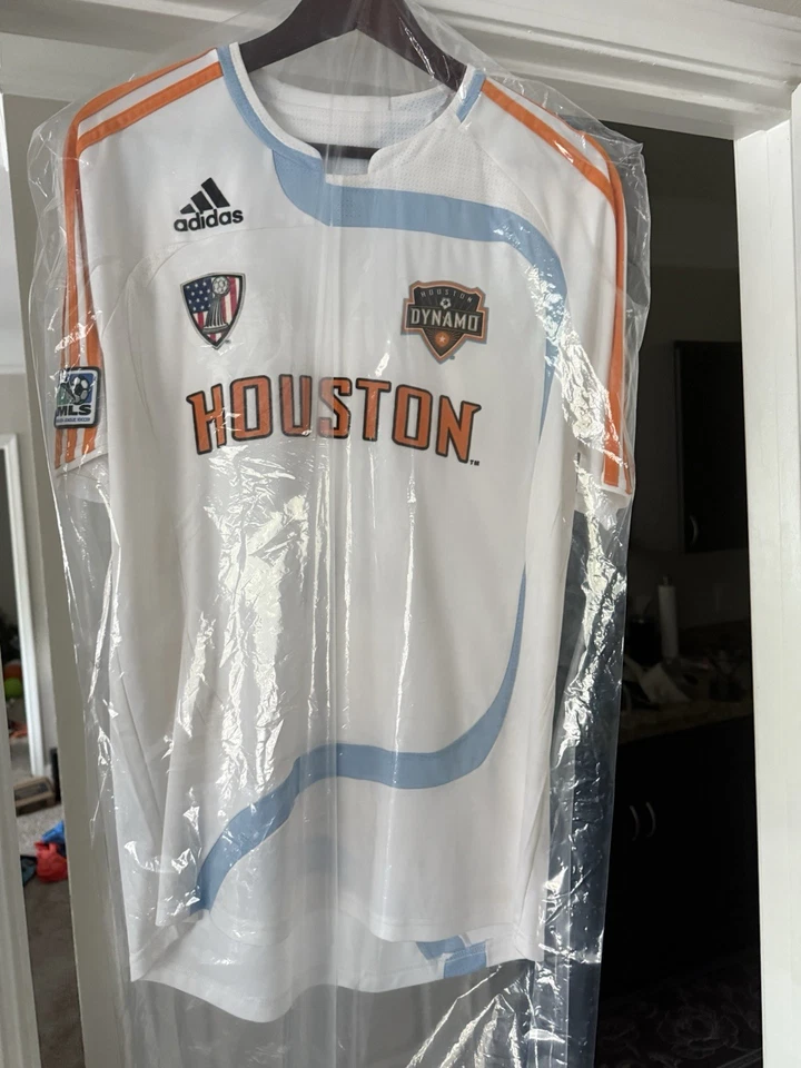 Футболка игровая Ngwenya Houston Dynamo б/у матч поношенная Mls - Изображение 1 из 2