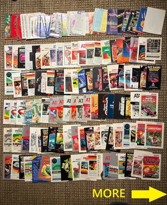 Atari 2600 manuals, ephemera  - you pick, 152 titles - Image 1 of 2