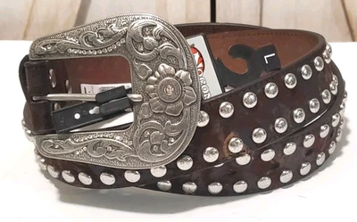 Cinturón Western Nocona Mujer Tachonado Superpuesto Repujado - N320000702-L Foto 1 de 4