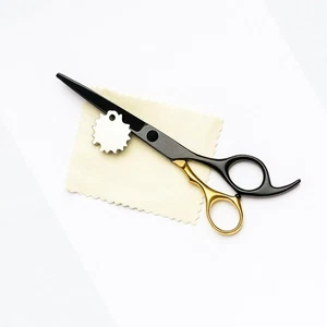 Professional 6" Hair Cutting Scissors – Black & Gold Premium Salon Quality - Picture 1 of 2