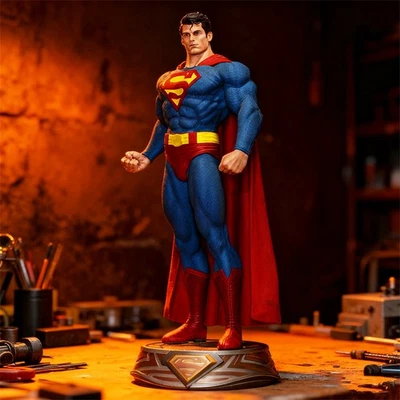 Superman 1/8 1/6 1/4 3D Print Figure Model Kit Unpainted Unassembled GK - Image 1 of 4