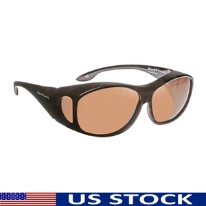 Dioptics Unisex Rectangle Sport Sunglasses Plastic Tortoise Brown Adult - Picture 1 of 7