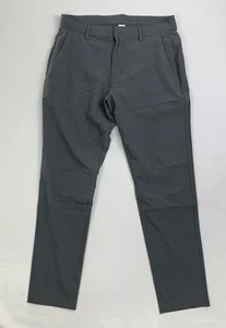 Fabletics The Only Pants Mens 33x32 Gray Pant Lightweight Performance - Picture 1 of 13