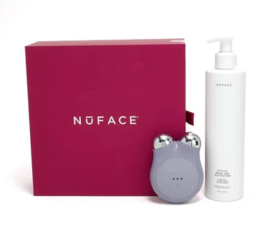 NuFACE Mini+ with 10oz Aqua Gel in Holiday Box SEALED - Image 1 of 3