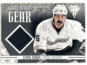 2012-13 Panini Rookie Anthology - Titanium Game Worn George Parros #GG-GP (MEM) - Picture 1 of 2
