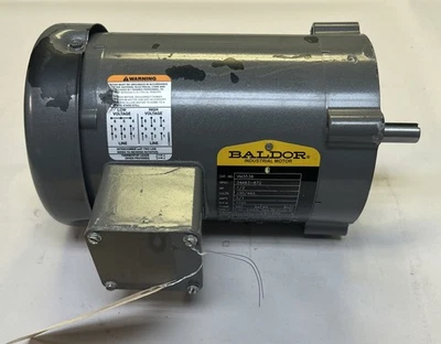 BALDOR,VM3538,INDUSTRIAL MOTOR 1/2HP 1725RPM 230/460V 56C FRAME - Image 1 of 4