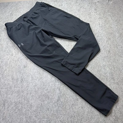 Under Armour Vanish Track Pants Men XL Black Performance Fitted 28" Tapered - Image 1 of 4