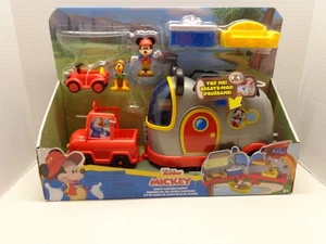 Disney Junior Mickey Mouse Happy Camper Lights & Sounds Playset, 12-Pieces New - Picture 1 of 10