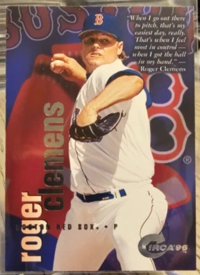 1996 Skybox Circa Roger Clemens #10 Boston Red Sox - Image 1 of 2