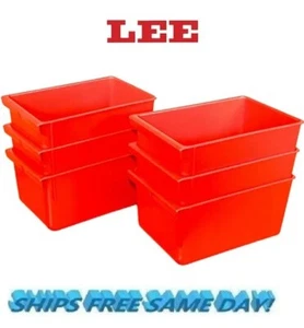 Lee Reloading Stand Hanging Bins, Polymer, Red 6PK NEW # 91868 - Picture 1 of 5