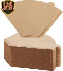 200 Count Coffee Filter #2, 2 Coffee Filters Cone Unbleached Disposable Coffee F - Picture 1 of 7