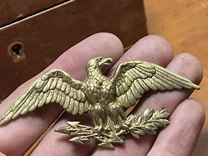 Imperial Eagle Gold Copper Printed Ornament 8.6 x 4 cm - Picture 1 of 2