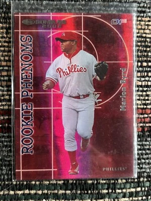 2002 Donruss The Rookies Rookie Phenoms /1000 Marlon Byrd #RP-25 - Image 1 of 2