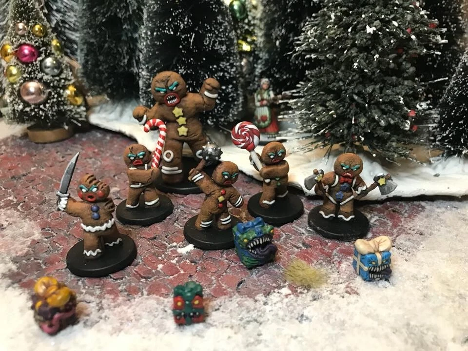 **OFERTA** Paquete War in Christmas Village *Todas las minis de vacaciones* DnD Holiday One Foto 1 de 4