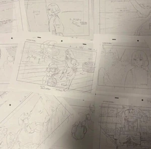 Spirited Away Layout ca. 54 Blatt Anime Setting Materialien Sammlung A428 - Bild 1 von 1