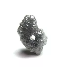 1 SILVER Natural Rough Diamond Beads 3/4 pc - Picture 1 of 3