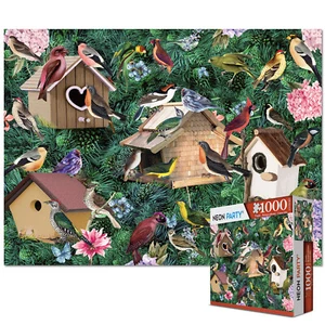 NEON PARTY 1000 Pieces Jigsaw Puzzles for Adults Kids-Bird Education Learning - Picture 1 of 6