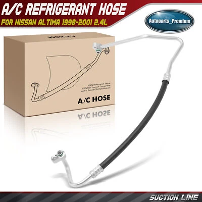 Manguera de línea de succión de refrigerador de aire acondicionado para Nissan Altima 1998-2001 2,4 L baja presión Foto 1 de 4