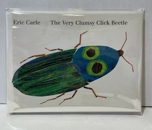 Eric Carle The Very Clumsy Beetle Signed With Drawing 1999 HCDJ 1st Printing 1st - Picture 1 of 8