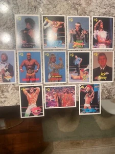 fire lot of 12 1990 WWF wrestling cards Hulk Hogan Ultimate Warrior - Bild 1 von 13