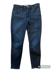 Everlane High Rise Skinny Jean Dark Wash Size 29 Ankle - Picture 1 of 3