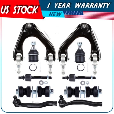 For 1990-1993 Honda Accord Suspension Front Kit 10pcs of Control Arm Tie Rod End - Image 1 of 4